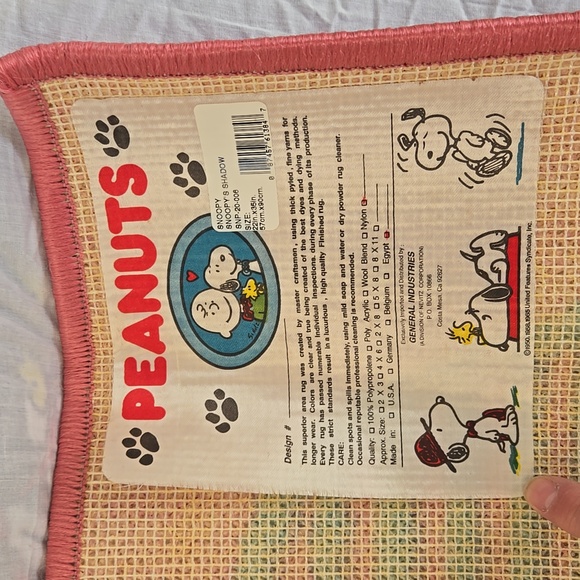 Vintage Snoopy Rug - Picture 4 of 6